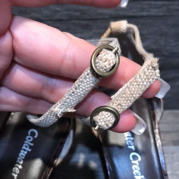 ColdWater Creek leather sandal heels sz-6 - Picture 8 of 12